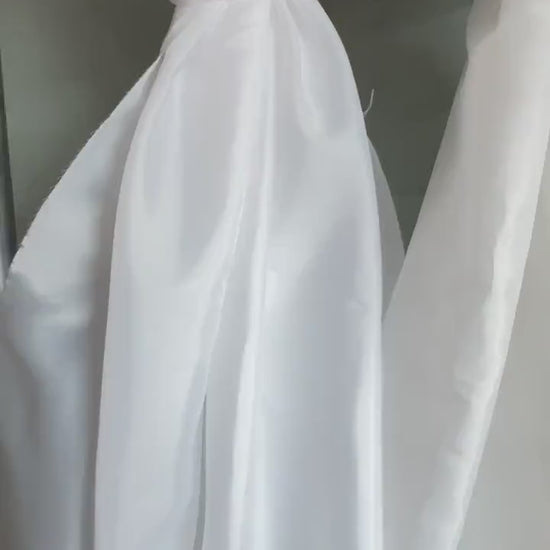 taffeta lining fabric with soft structure and matt sheen in white, ivory, cream, beige, light blue, mint, dusky green, dusky blue and black