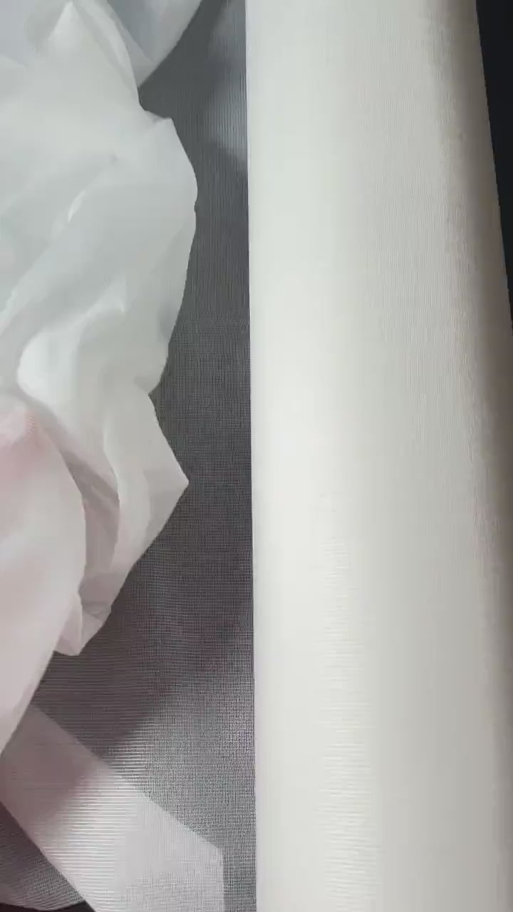 Iron-on fabric lining, tissue insert for light to medium-weight fabrics in white and black, fabric from 0,5 meter