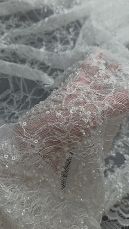 LL-1571, chantilly lace fabric
